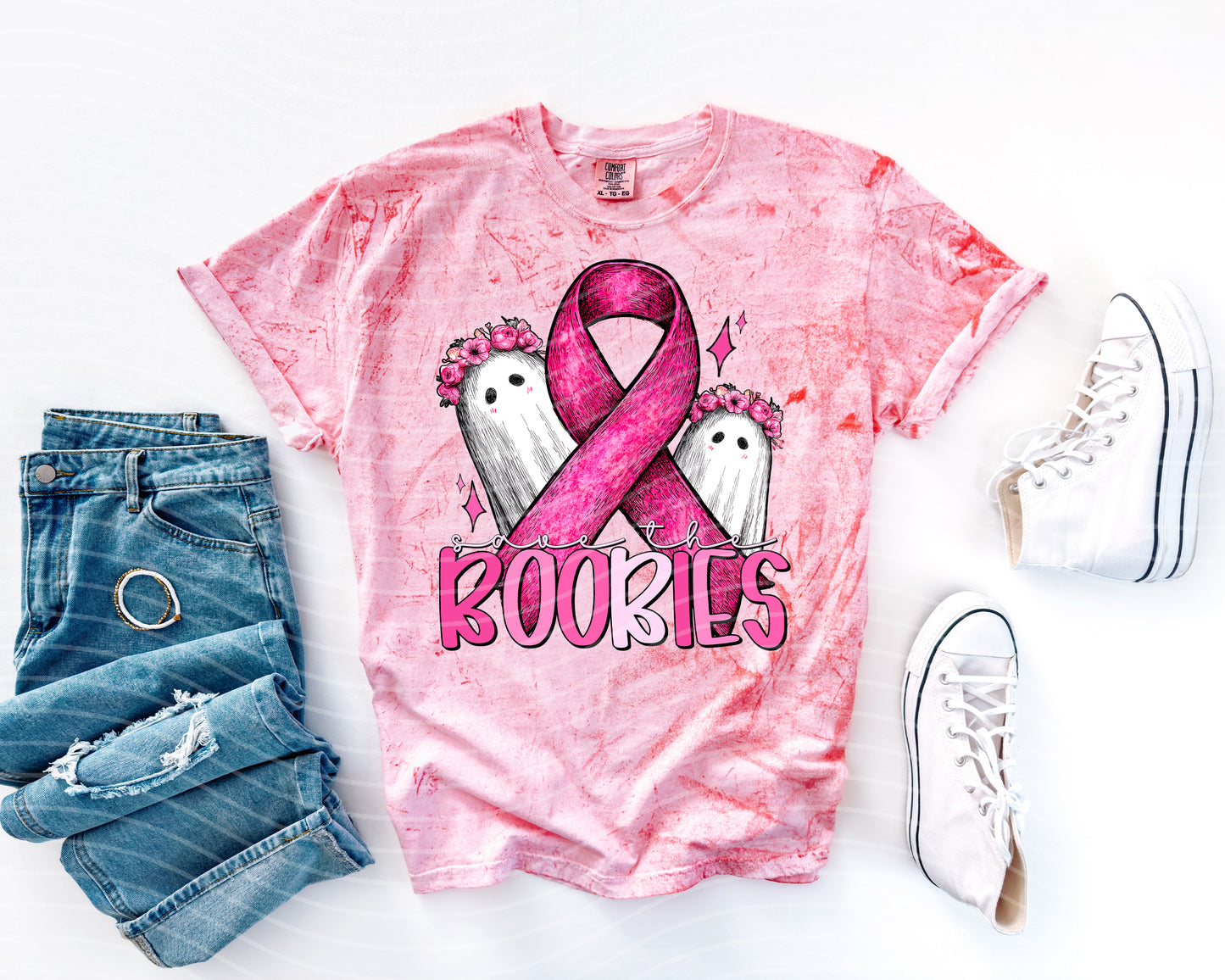 Save the Boobies Graphic Tee