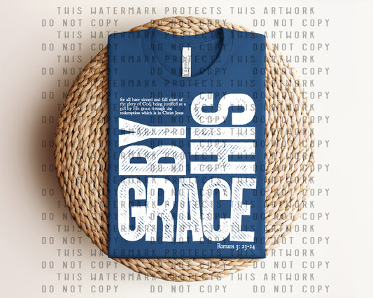 By His Grace Graphic Tee