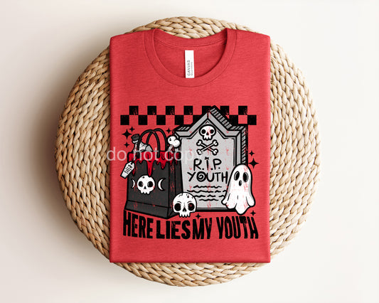 Here Lies My Youth Graphic Tee