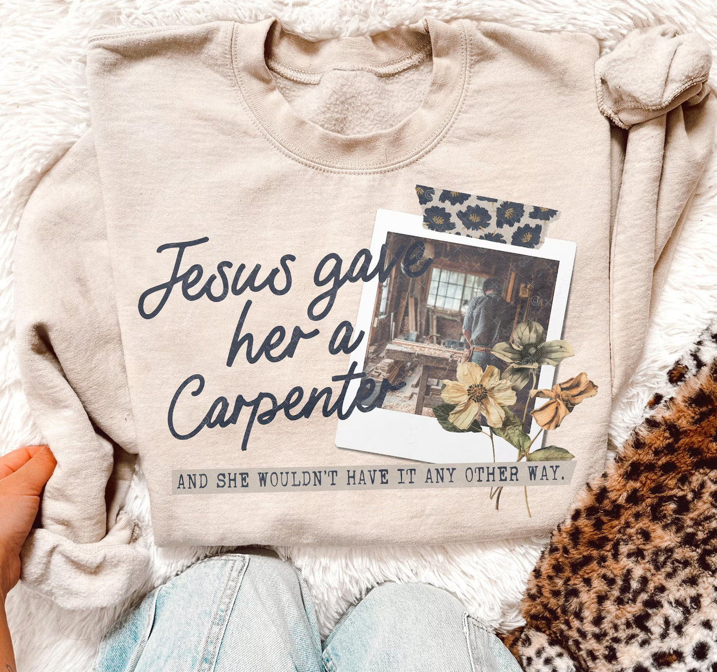 Jesus Gave Her a Carpenter Graphic Tee