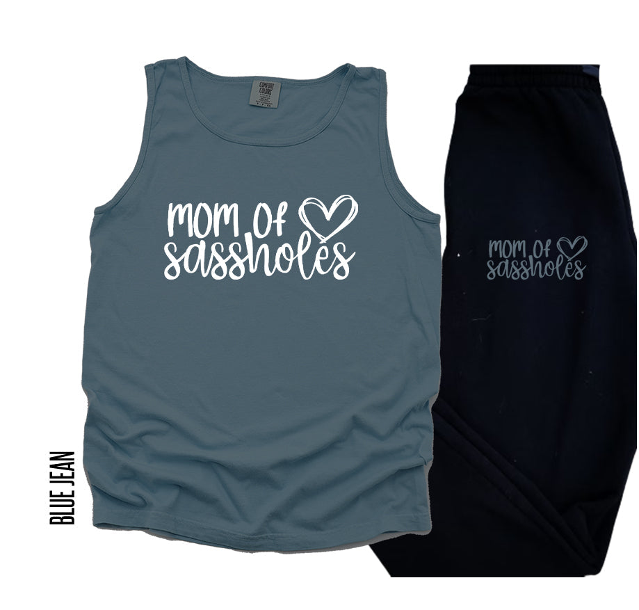 Mom Of Sassholes Graphic Tee Graphic Tee