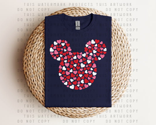 Mickey Hearts Graphic Tee