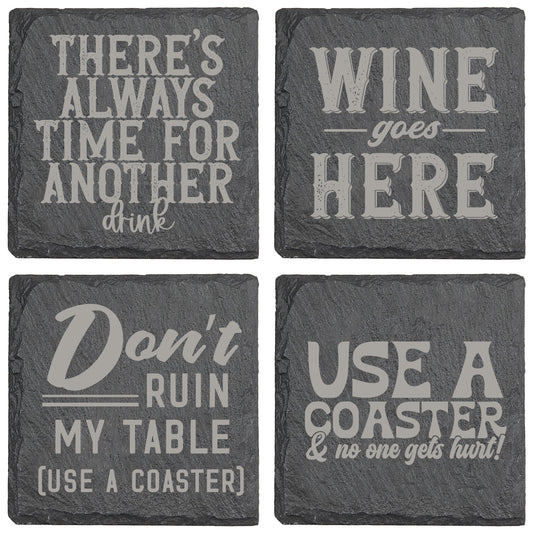 Don't Ruin My Table Slate Coaster