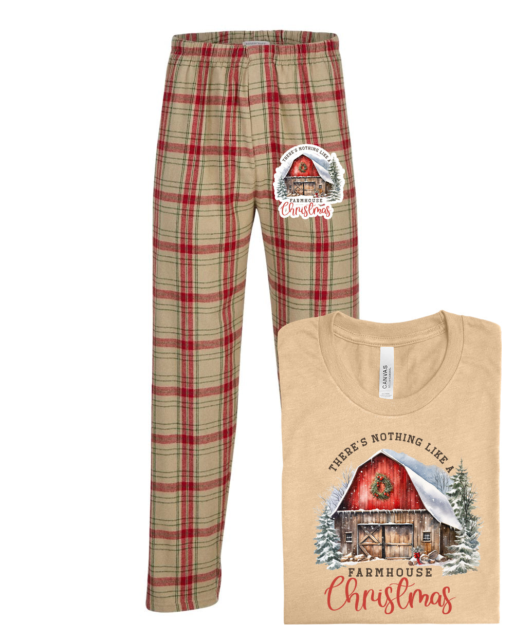 There's Nothing Like a Farmhouse Christmas Lounge Pants