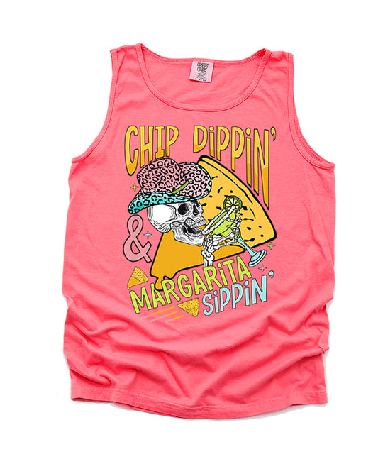Chip Dippin & Margarita Sippin Graphic Tee