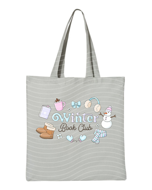 Winter Book Club Tote