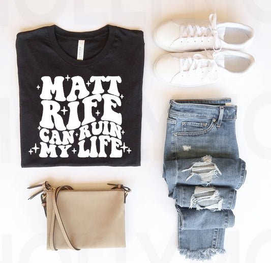 Matt Rife Can Ruin My Life Graphic Tee