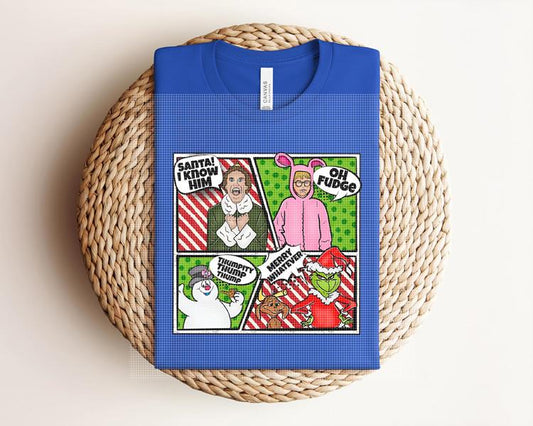 Christmas Comic Graphic Tee