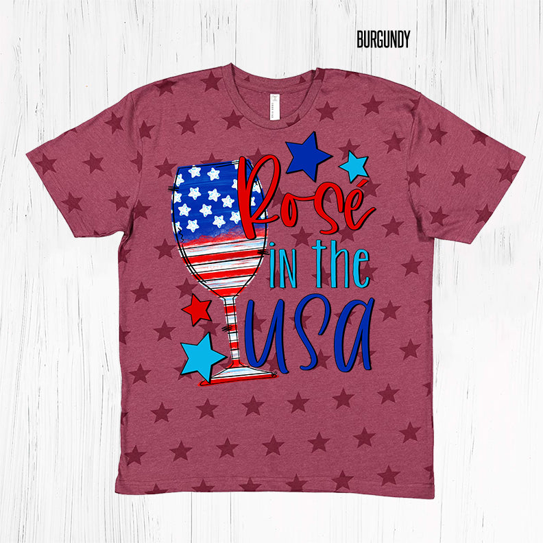 Rose in the USA Graphic Tee
