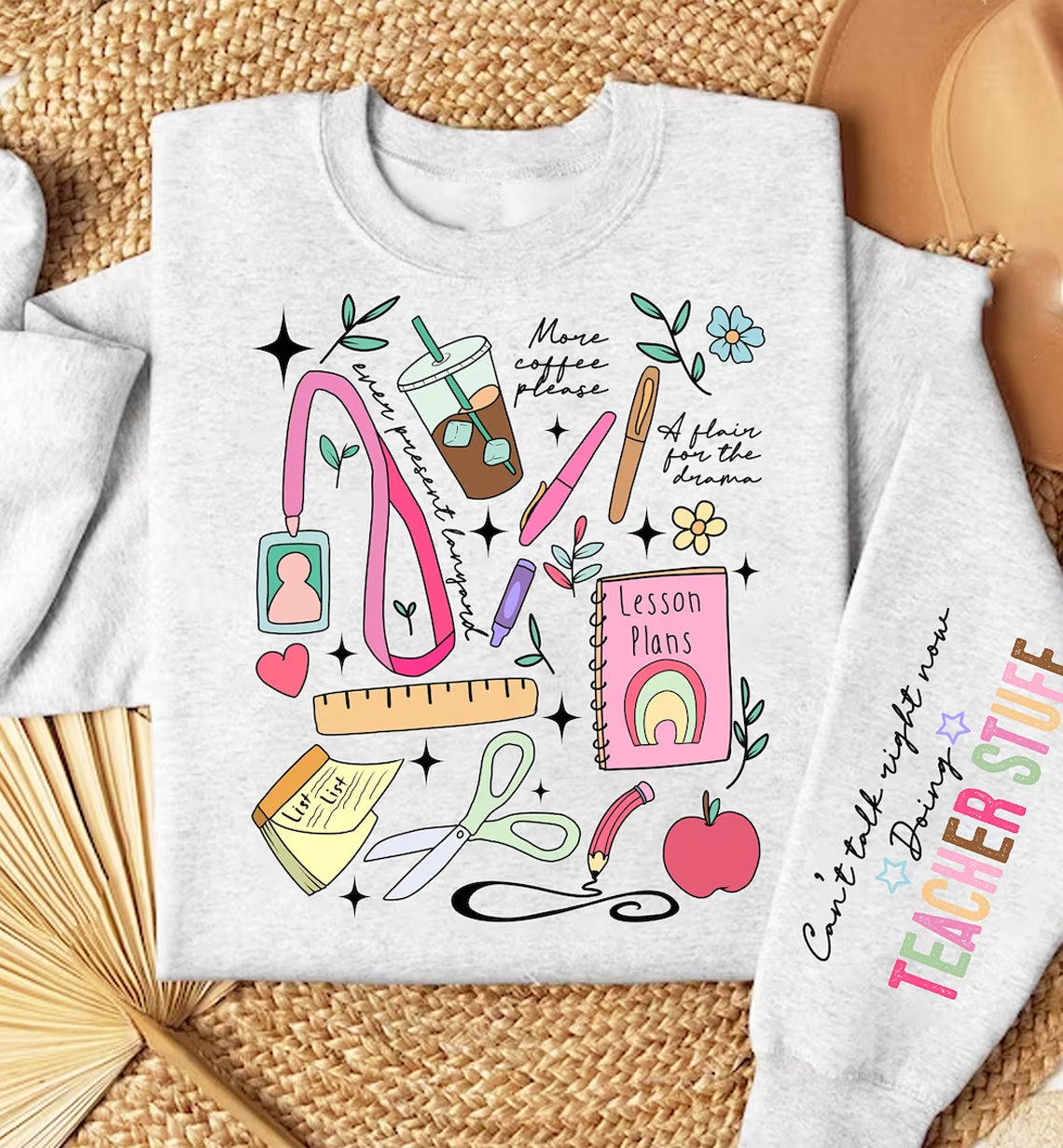 Can't Talk Right Now Doing Teacher Stuff Graphic Tee