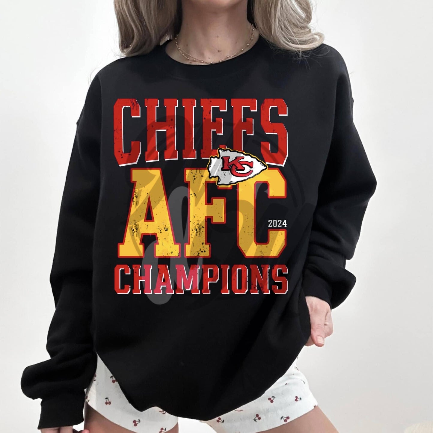 Chiefs AFC Champions 2024 Graphic Tee