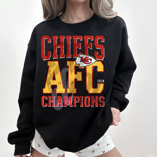 Chiefs AFC Champions 2024 Graphic Tee