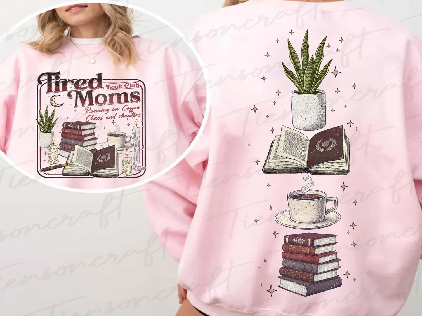 Tired Moms Book Club Graphic Tee