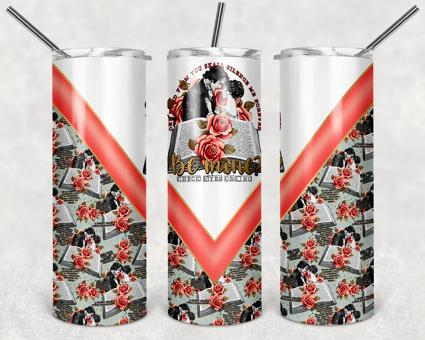 One Word from You Shall Silence Me Forever 20 oz Skinny Tumbler