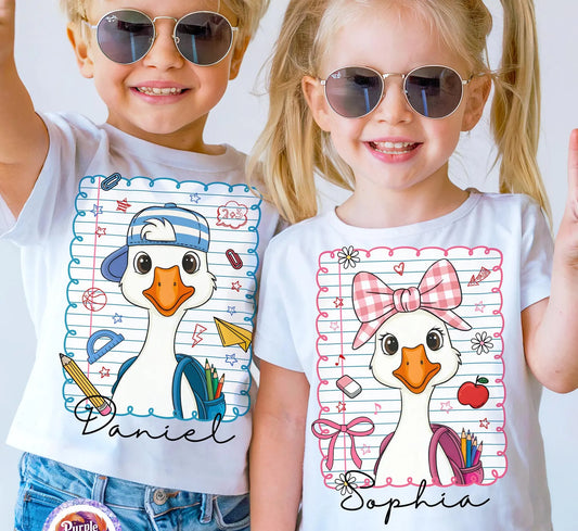 Back to School Goose Graphic Tee