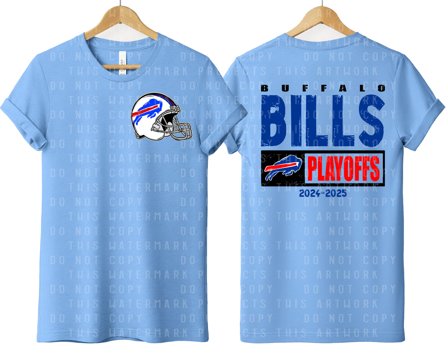 Bills Helmet/Playoffs Graphic Tee