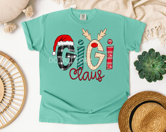 Customized "Grandma" Claus (Choose your name) Graphic Tee