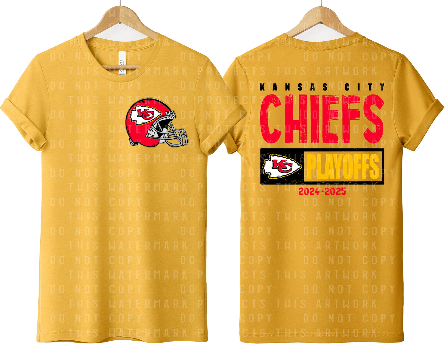 Chiefs Helmet/Playoffs Graphic Tee