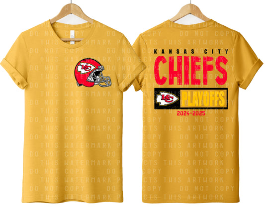 Chiefs Helmet/Playoffs Graphic Tee