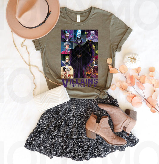 Maleficent Villains the Evil Tour Graphic Tee