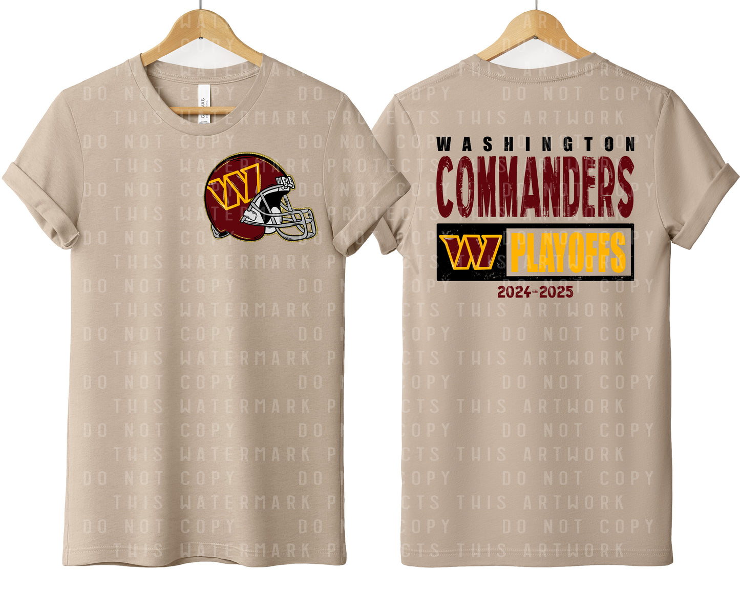 Commanders Helmet/Playoffs Graphic Tee