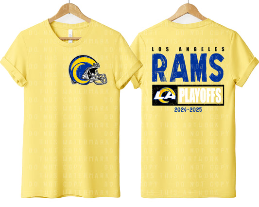 Rams Helmet/Playoffs Graphic Tee