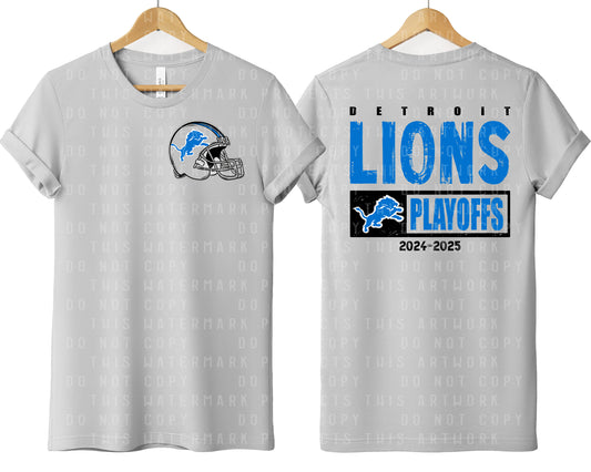 Lions Helmet/Playoffs Graphic Tee