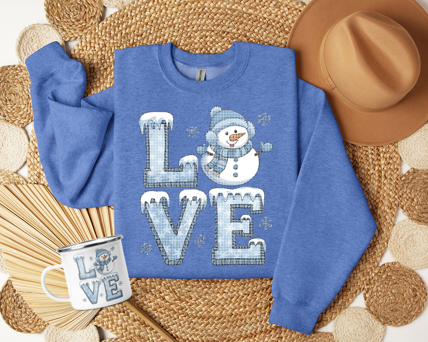 Snowman Love Graphic Tee