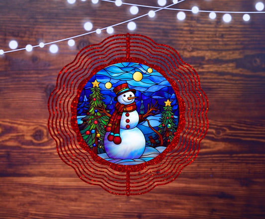 Snowman Wind Spinner