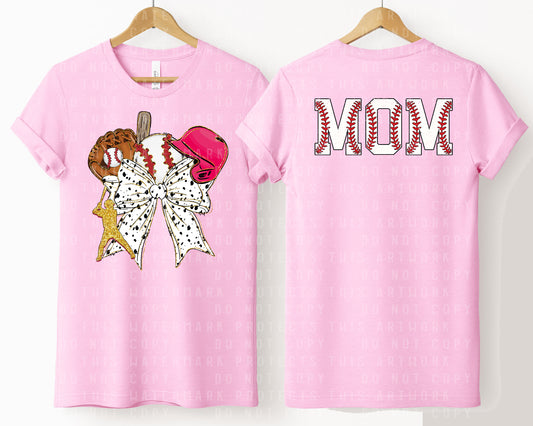 Baseball Collage with Name Graphic Tee