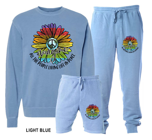 Imagine All The People Jogger / Shorts Sweatshirt - Available Separately