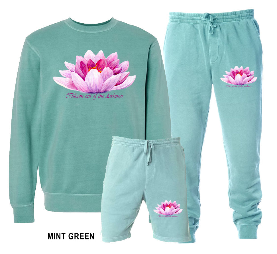 Bloom Out Of The Darkness Jogger / Shorts Sweatshirt - Available Separately