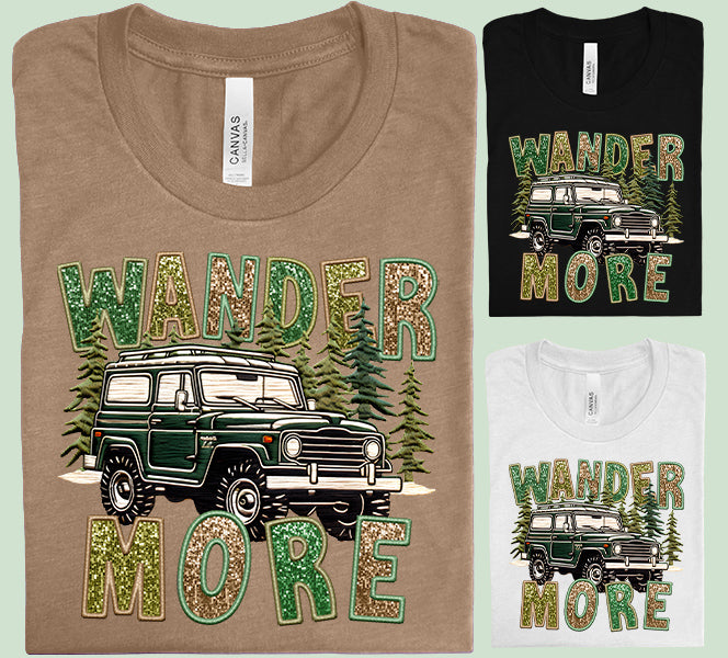 Wander More Graphic Tee