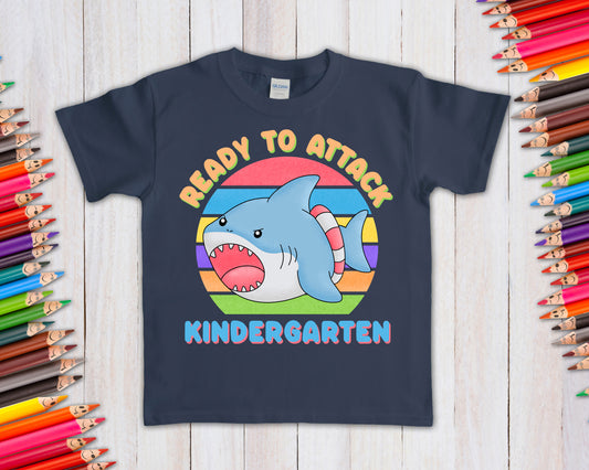 Ready to Attack School Grade (Customize Pre-K, K, 1-5) Graphic Tee
