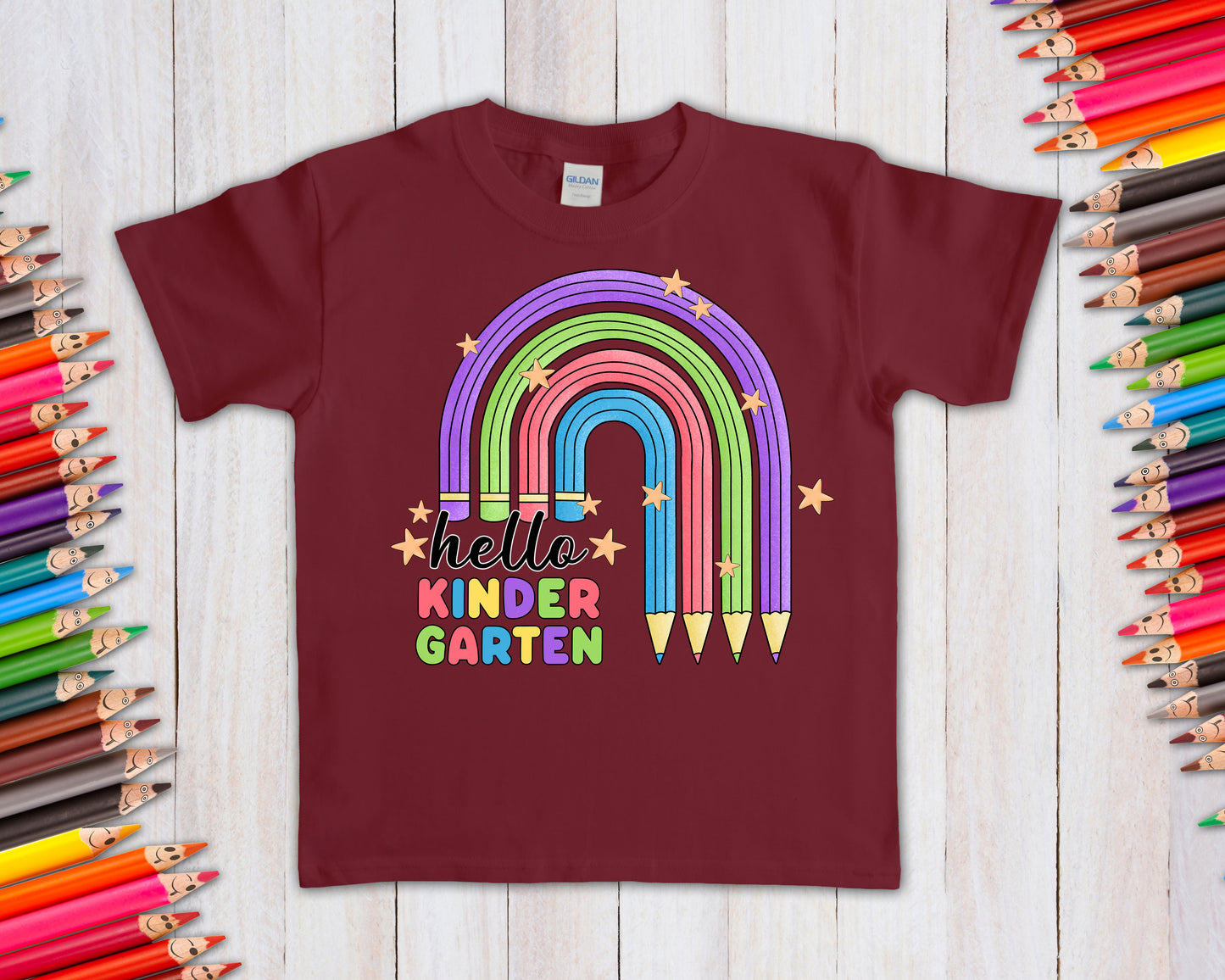 Hello School Grade (Customize Pre-K, K, 1-5) Graphic Tee