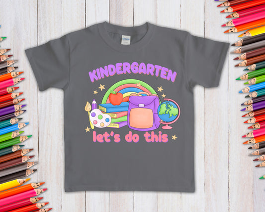 Let's Do This School Grade (Customize Pre-K, K, 1-5) Graphic Tee