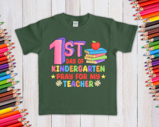1st Day of School Grade (Customize Pre-K, K, 1-5) Graphic Tee