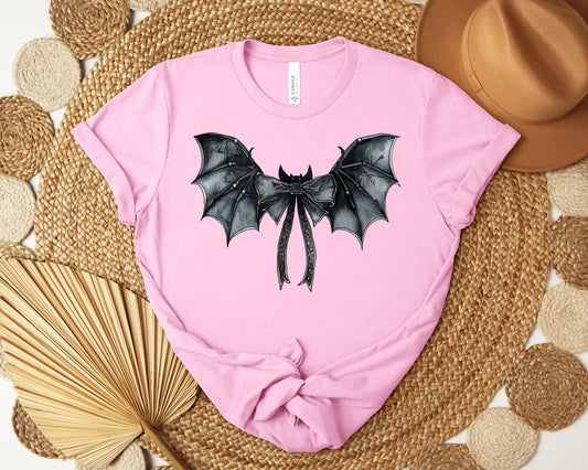 Coquette Bat Bow Graphic Tee
