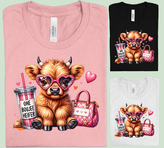 One Boujee Heifer Graphic Tee