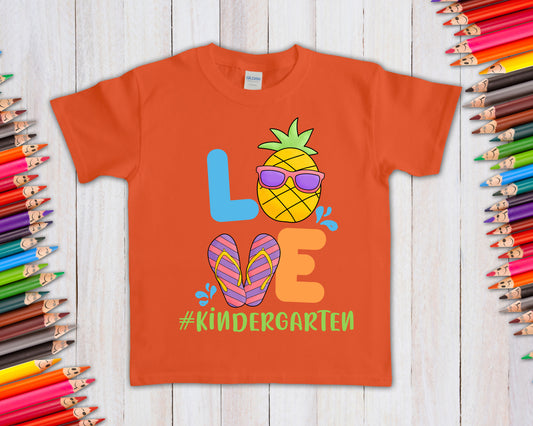 Love School Grade (Customize Pre-K, K, 1-5) Graphic Tee