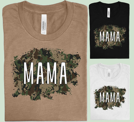 Mama Camo Graphic Tee