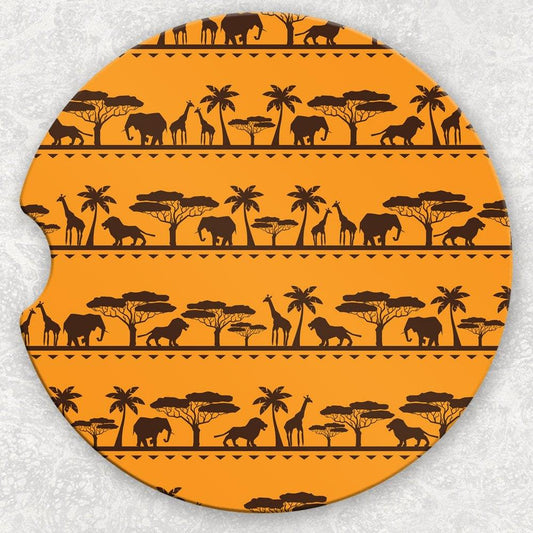 Car Coaster Set - Safari