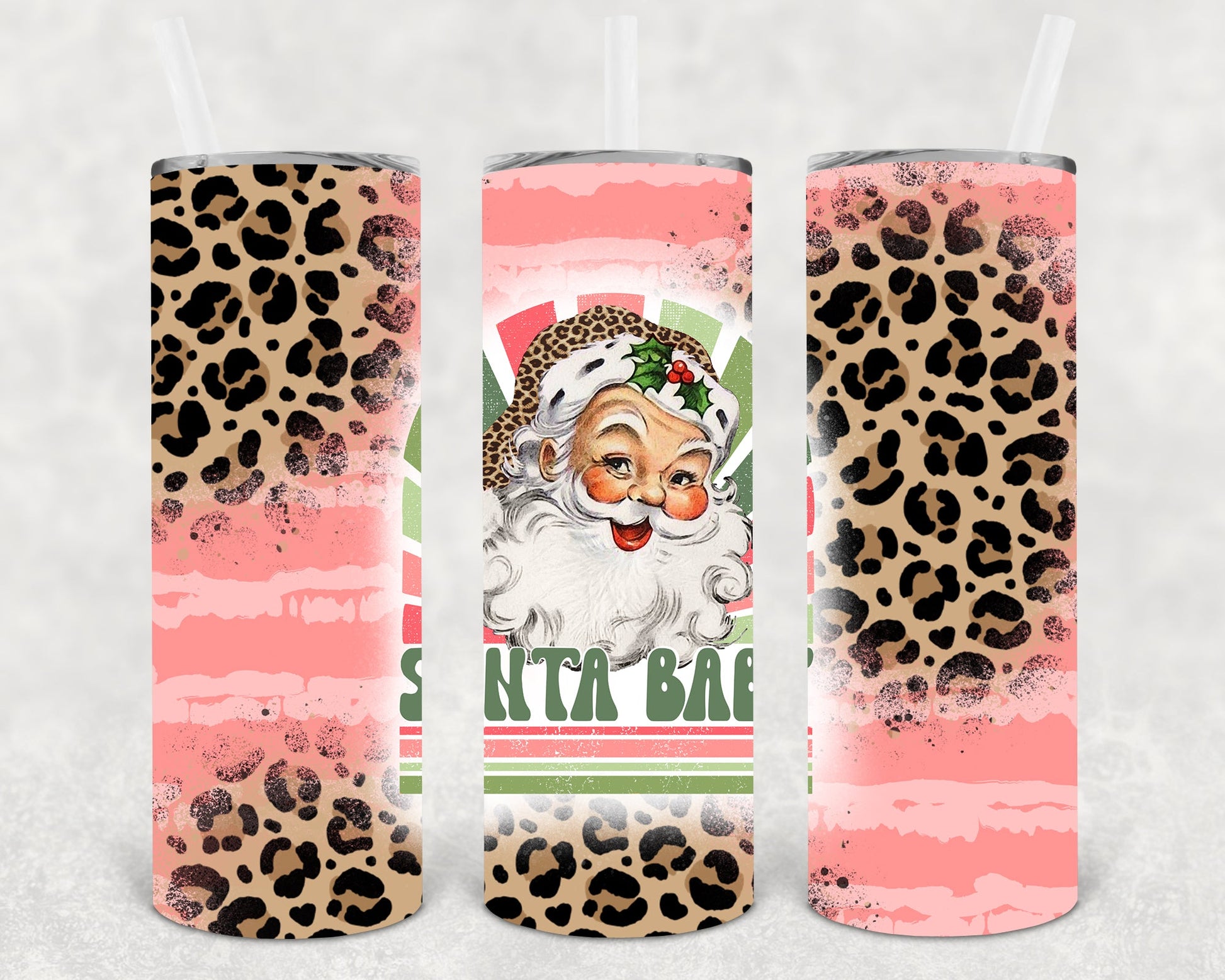 Santa Baby 20 Oz Skinny Tumbler