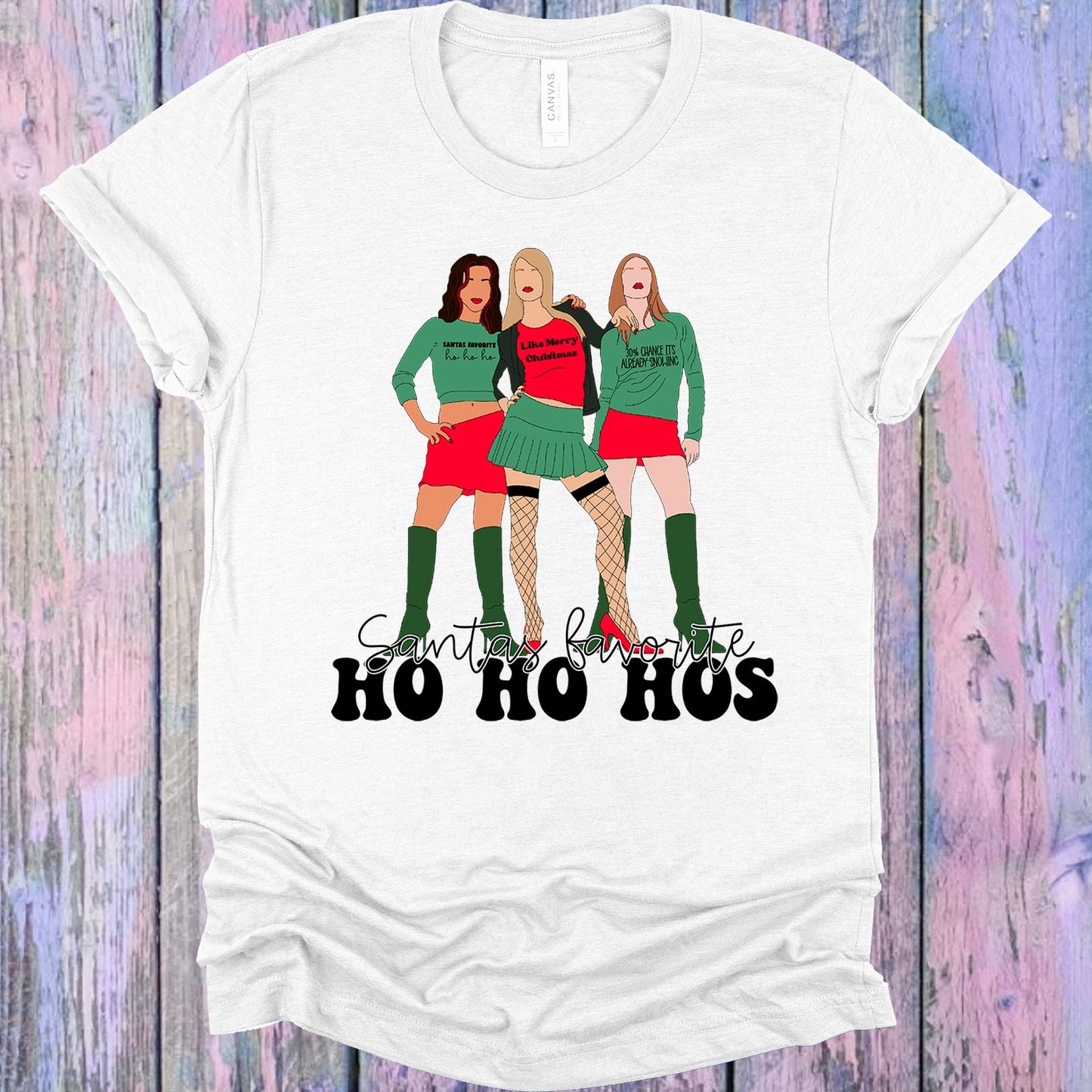 Santas Favorite Ho Hos Graphic Tee Graphic Tee
