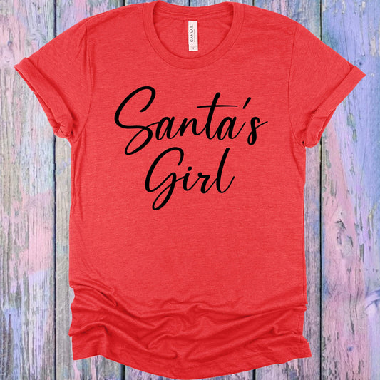 Santas Girl Graphic Tee Graphic Tee