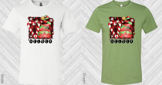 Santas Helper Graphic Tee Graphic Tee