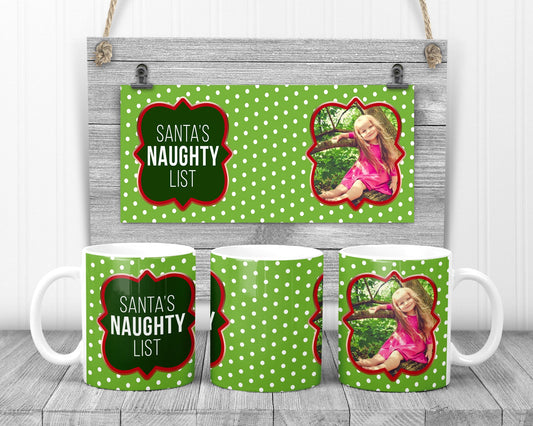 Santas Naughty List Mug Coffee