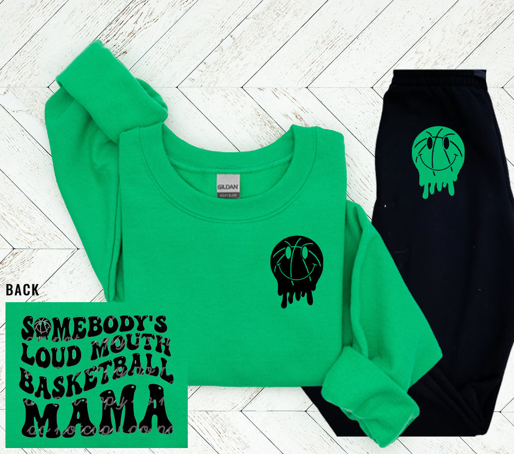 Somebodys Loud Mouth Basketball Mama Graphic Tee Graphic Tee