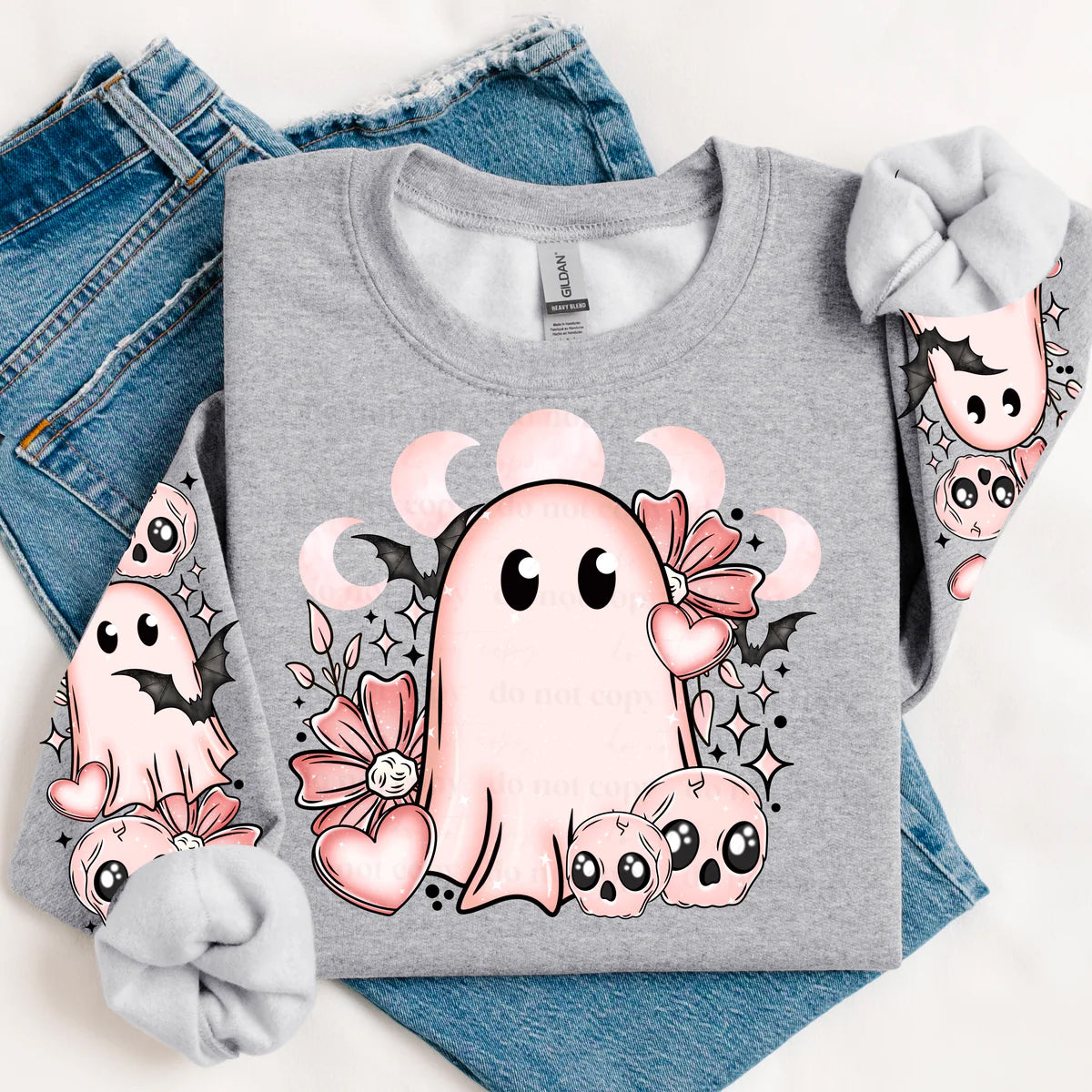 Pink Ghost Graphic Tee