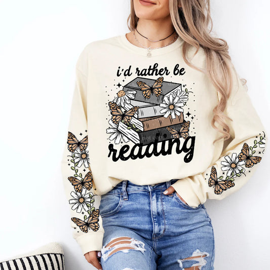 I'd Rather Be Reading Graphic Tee